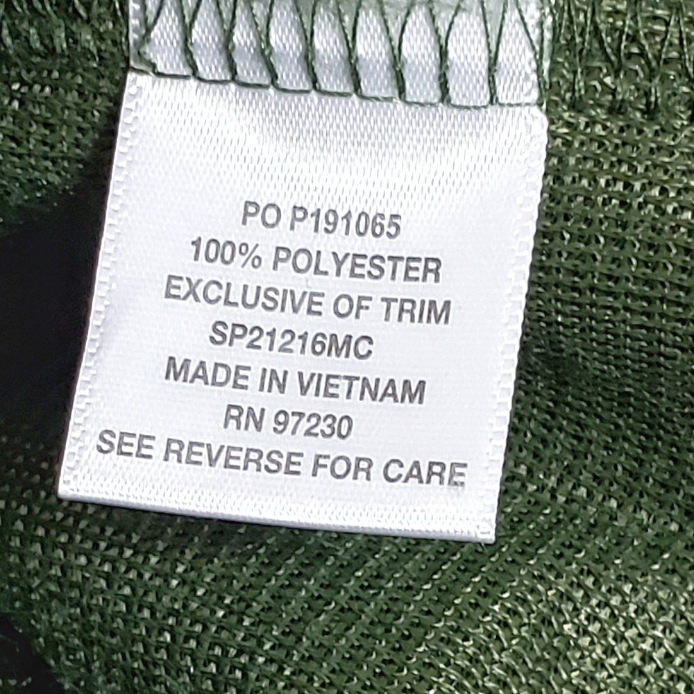 Plush Faux Fur Pullover Top Green New with Tags - Picture 6 of 6